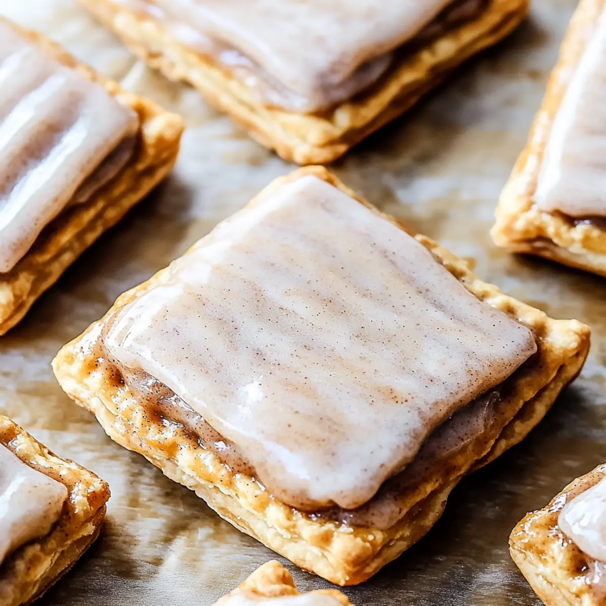 Homemade Frosted Brown Sugar Cinnamon Pop Tarts