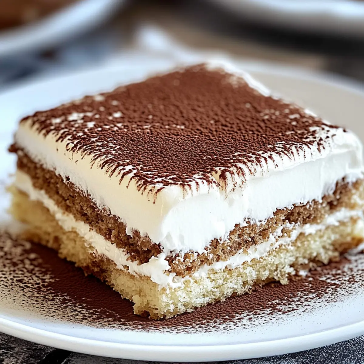 Tiramisu Cake