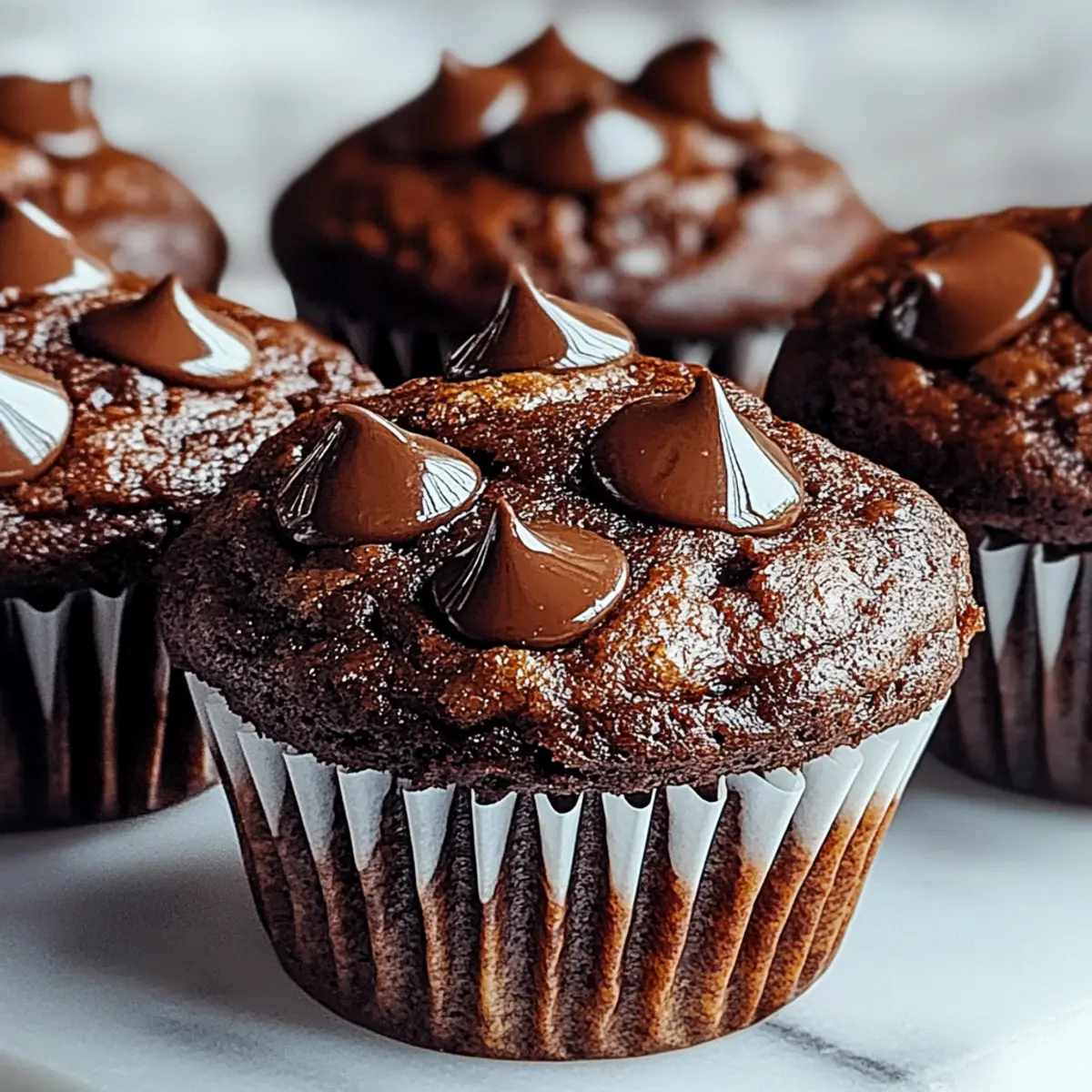 Indulgent Chocolate Banana Muffins