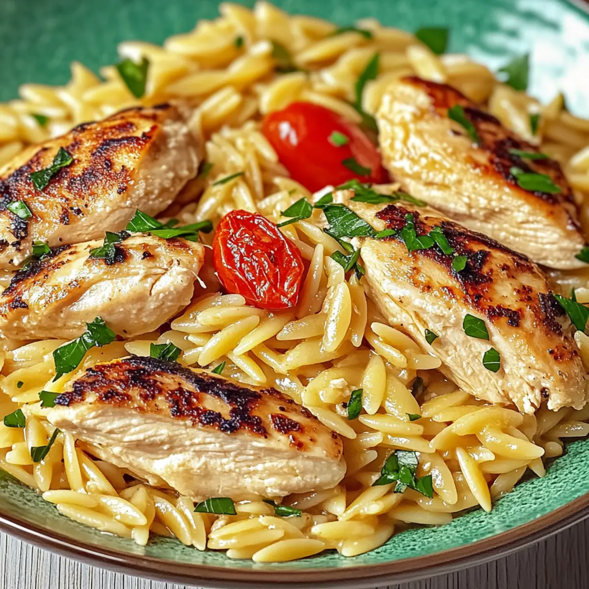 Lemon Chicken Orzo