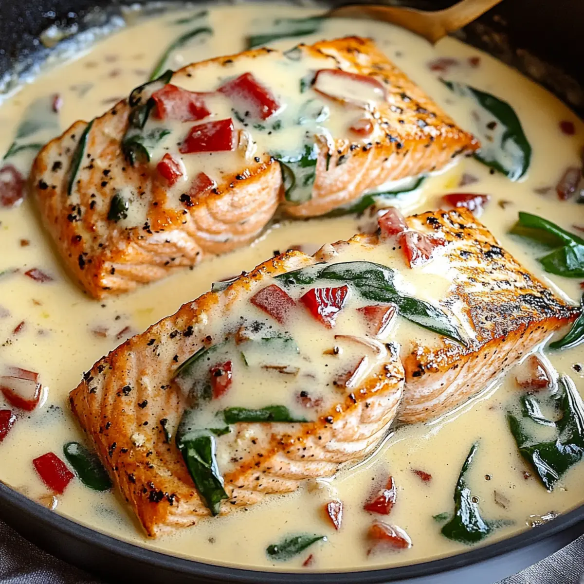 Creamy Tuscan Salmon