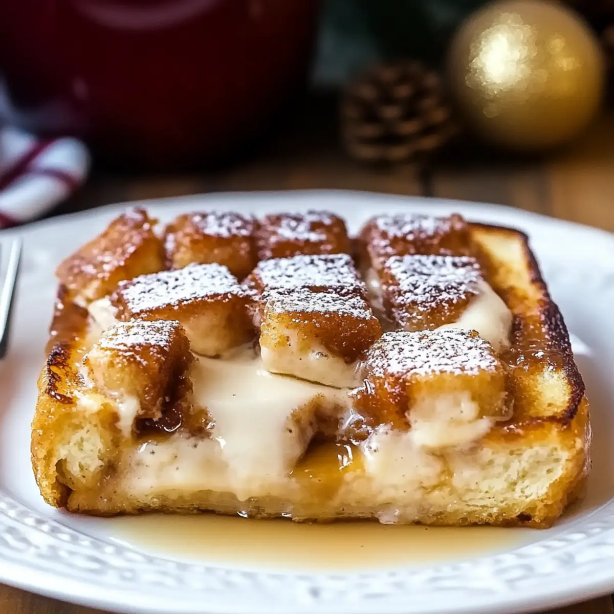 Eggnog French Toast Bake