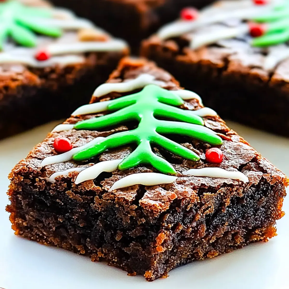 Spiced Tree Brownies