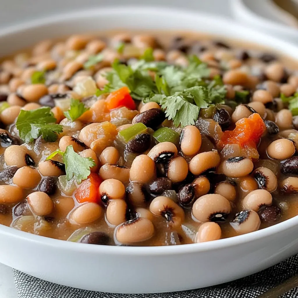 Slow Cooker Spicy Black-Eyed Peas
