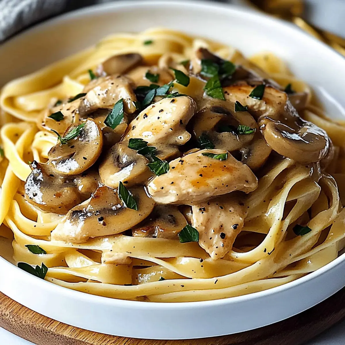 Chicken Marsala Pasta