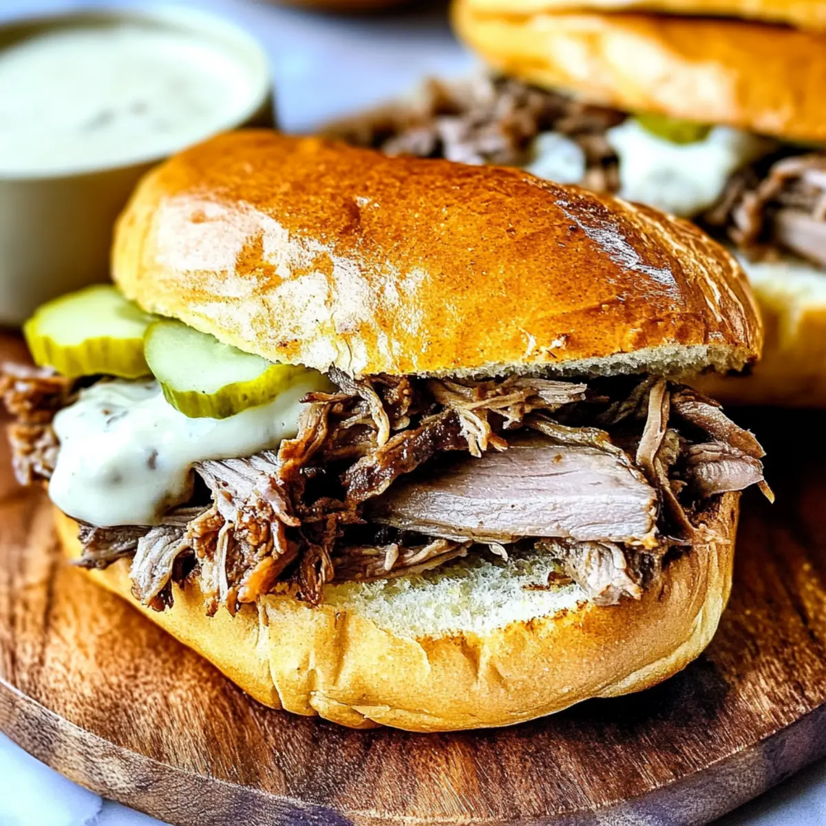 Mississippi Roast Sandwiches