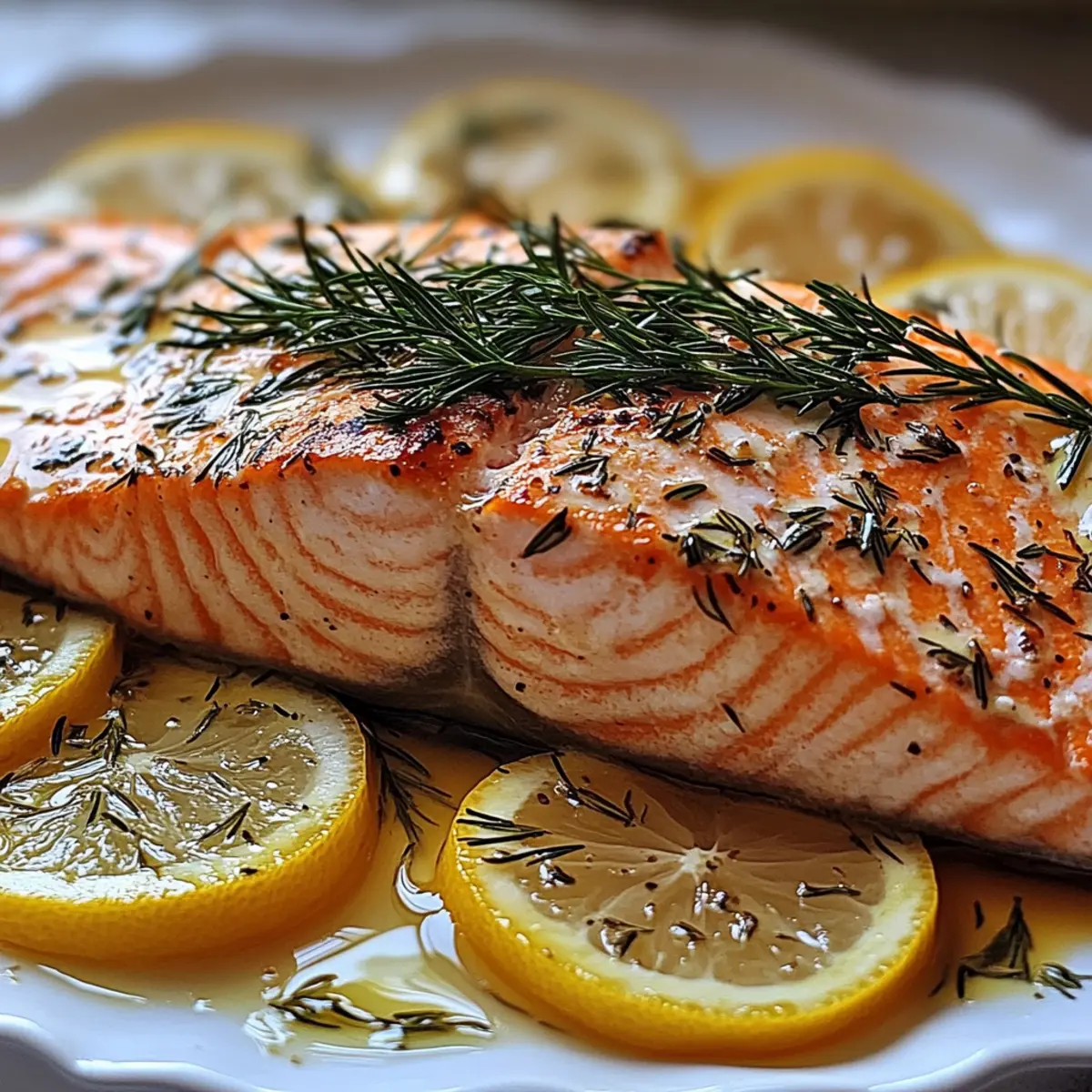 Salmon Roasted in Butter