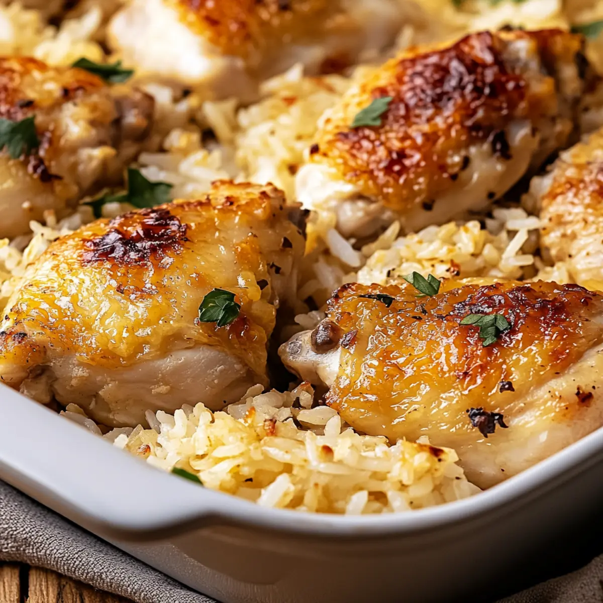 Baked Chicken and Rice