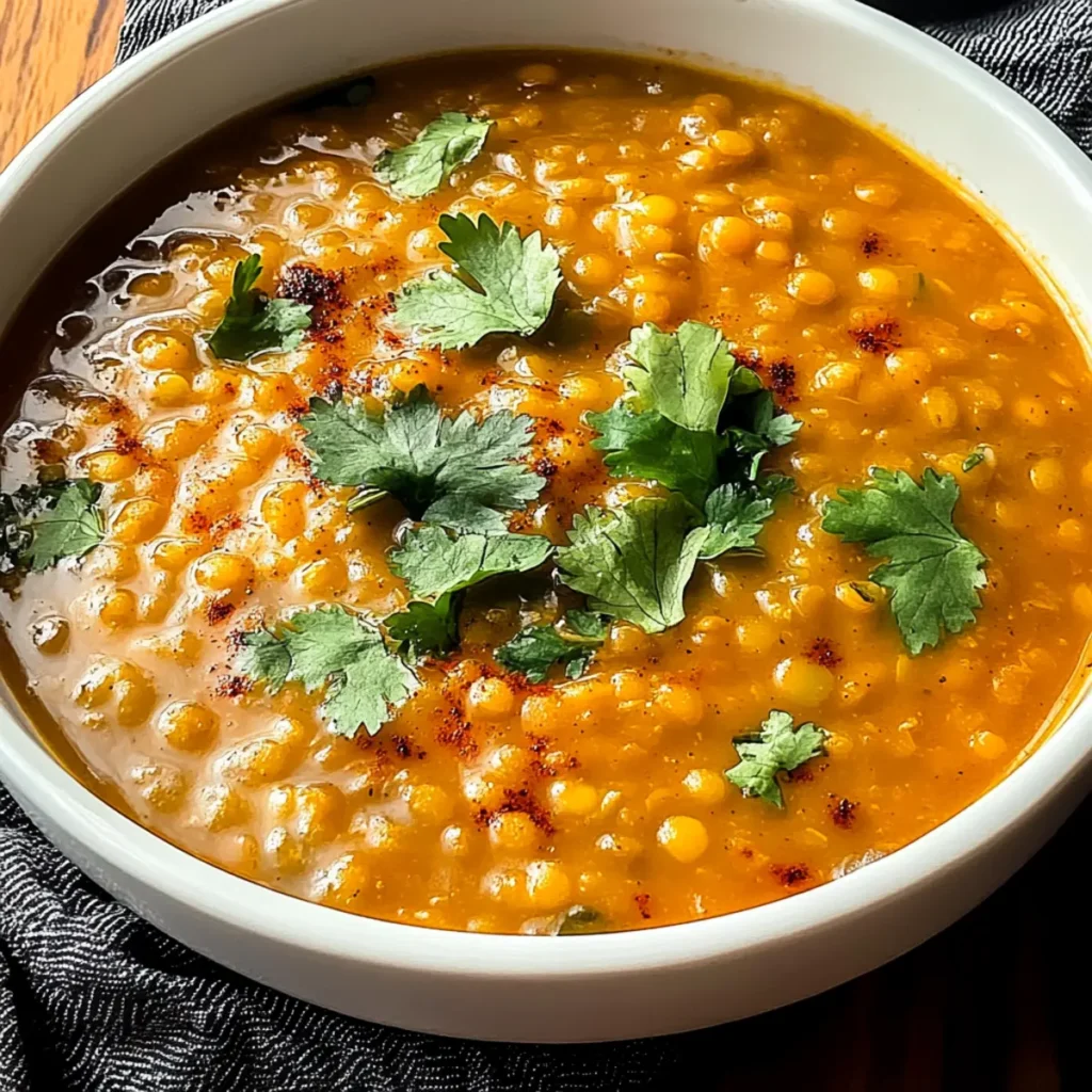 Warm Spiced Lentil Soup