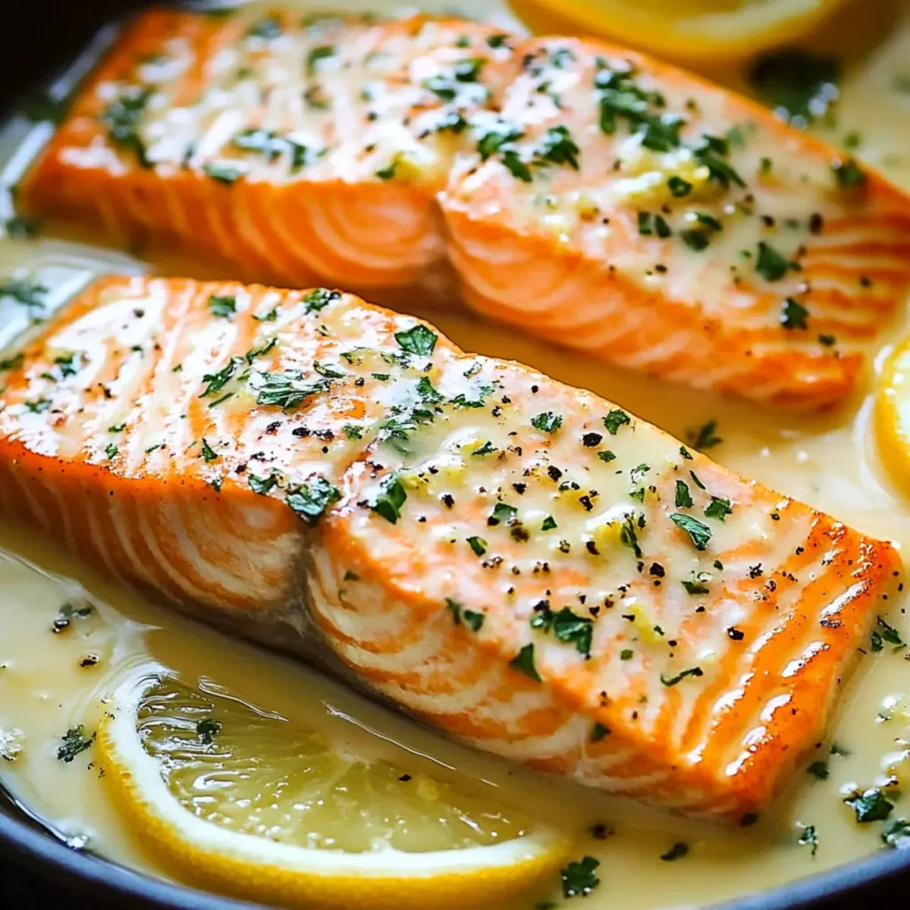 Salmon with Garlic Butter