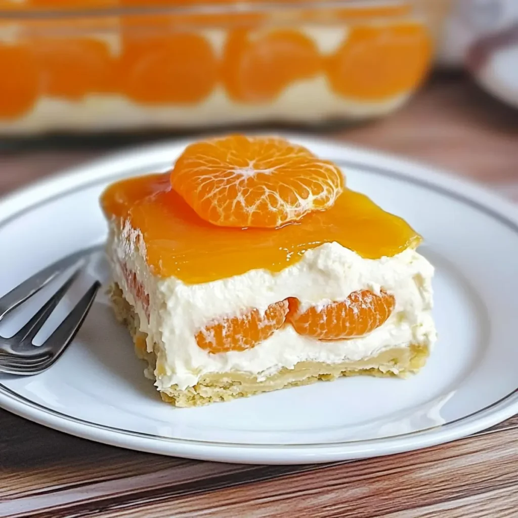 Orange Creamsicle Dessert Lasagna