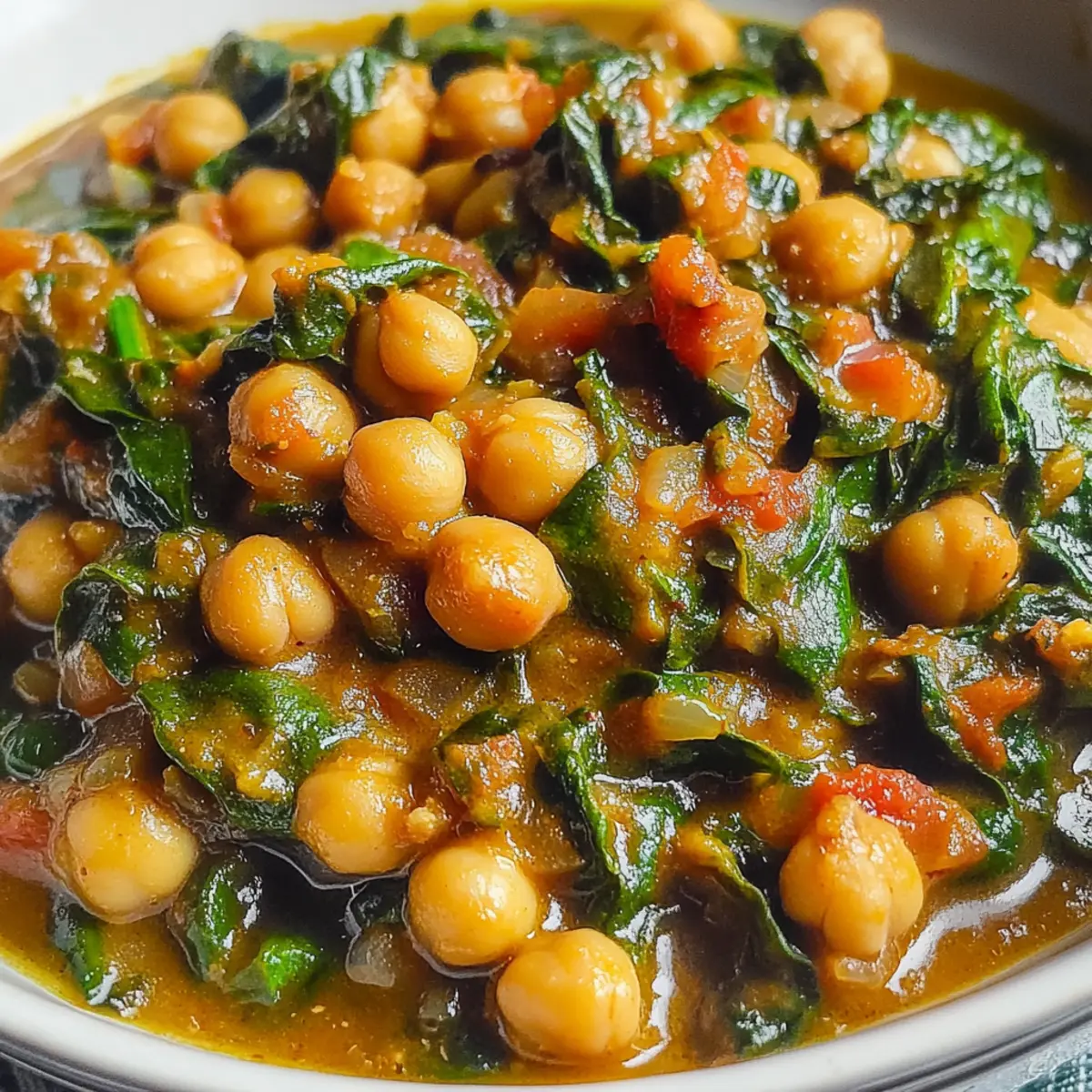 Chickpea Spinach Curry