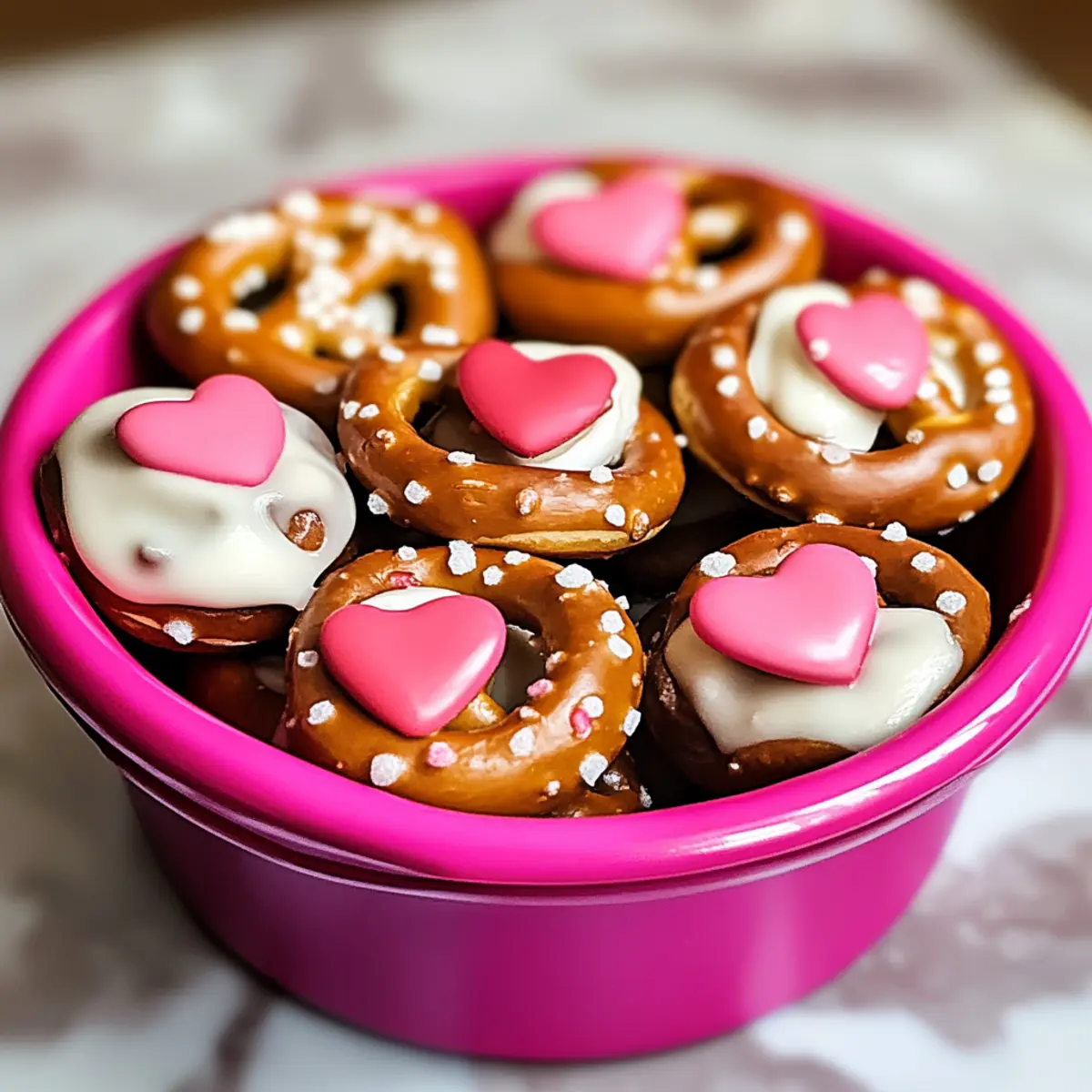 Valentine's Day Pretzel Bites