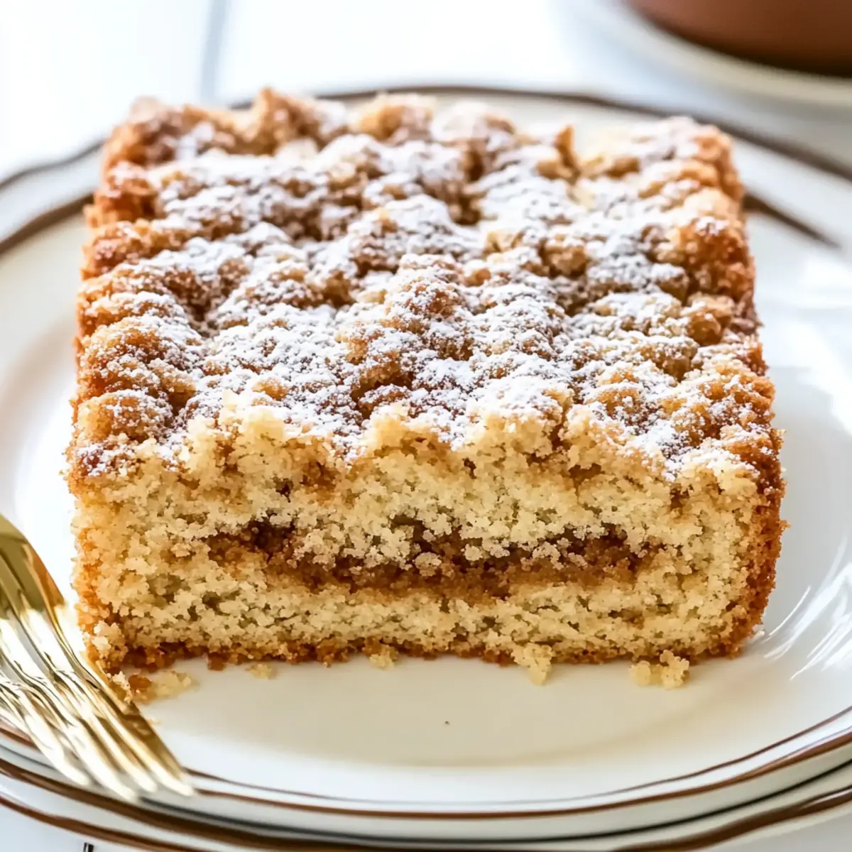 Easy Coffee Cake Recipe with Brown Sugar