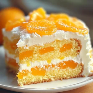 Tasty Mandarin Orange Pineapple Cake