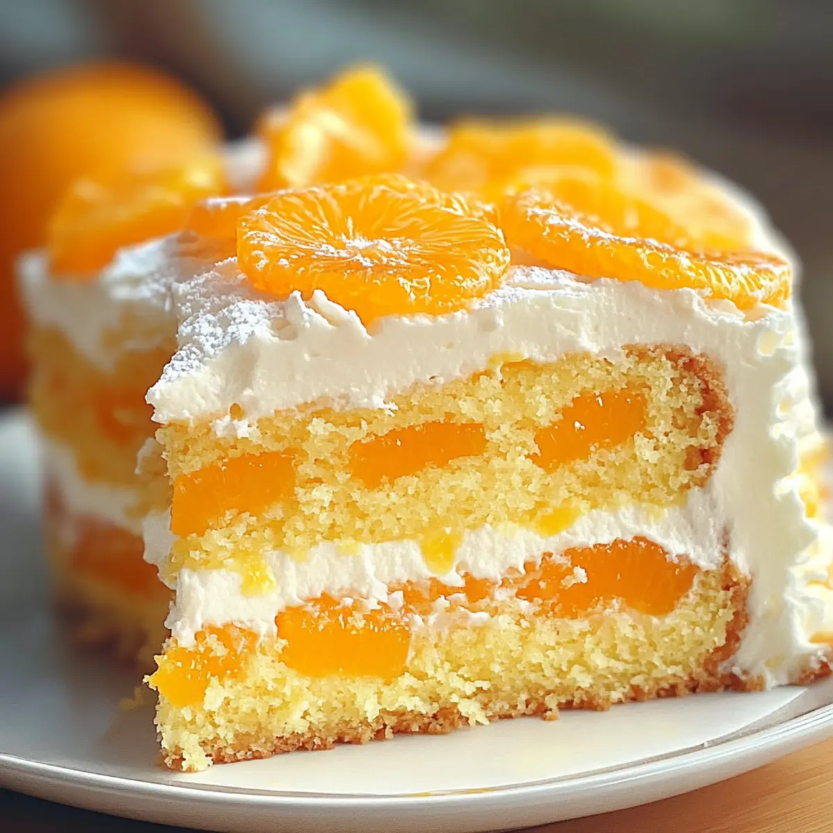 Tasty Mandarin Orange Pineapple Cake