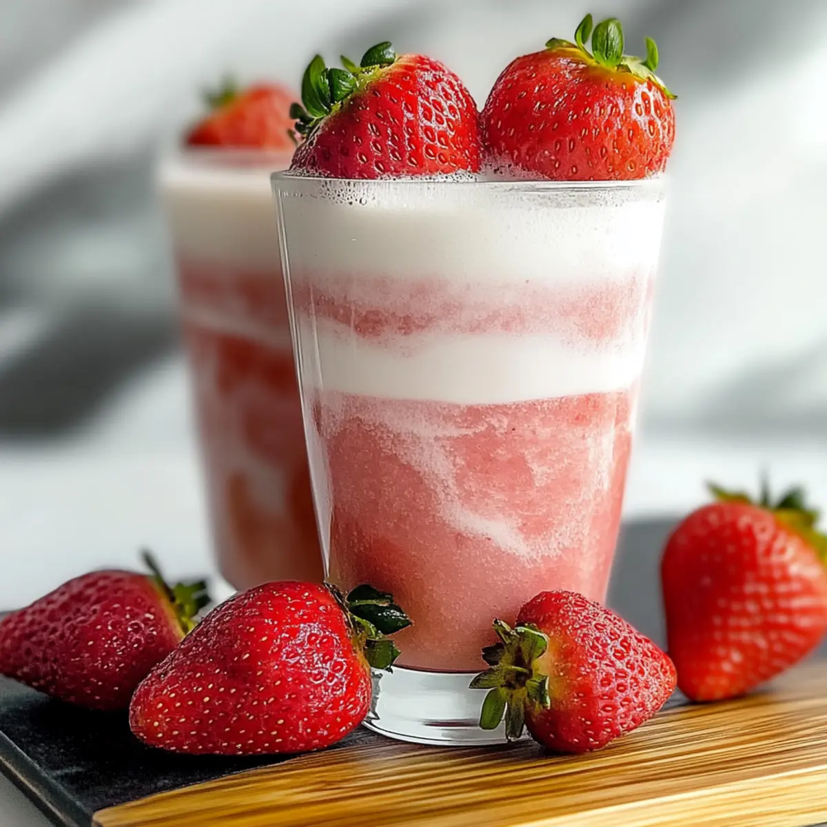 Homemade Korean Strawberry Milk