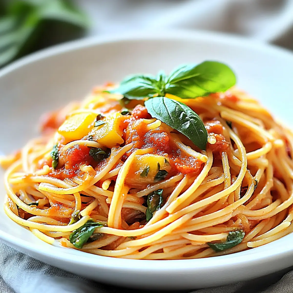 Healthy Spaghetti Recipe