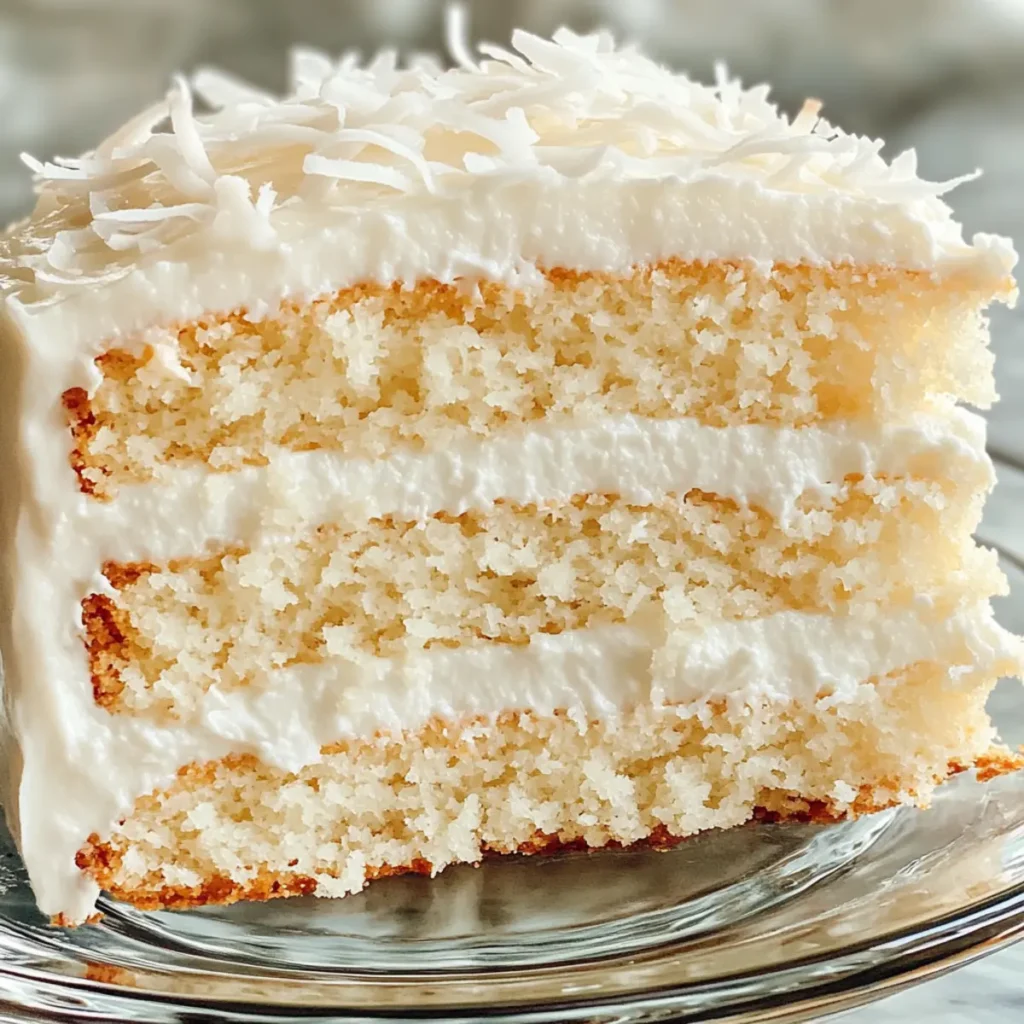 Old-Fashioned Coconut Cake
