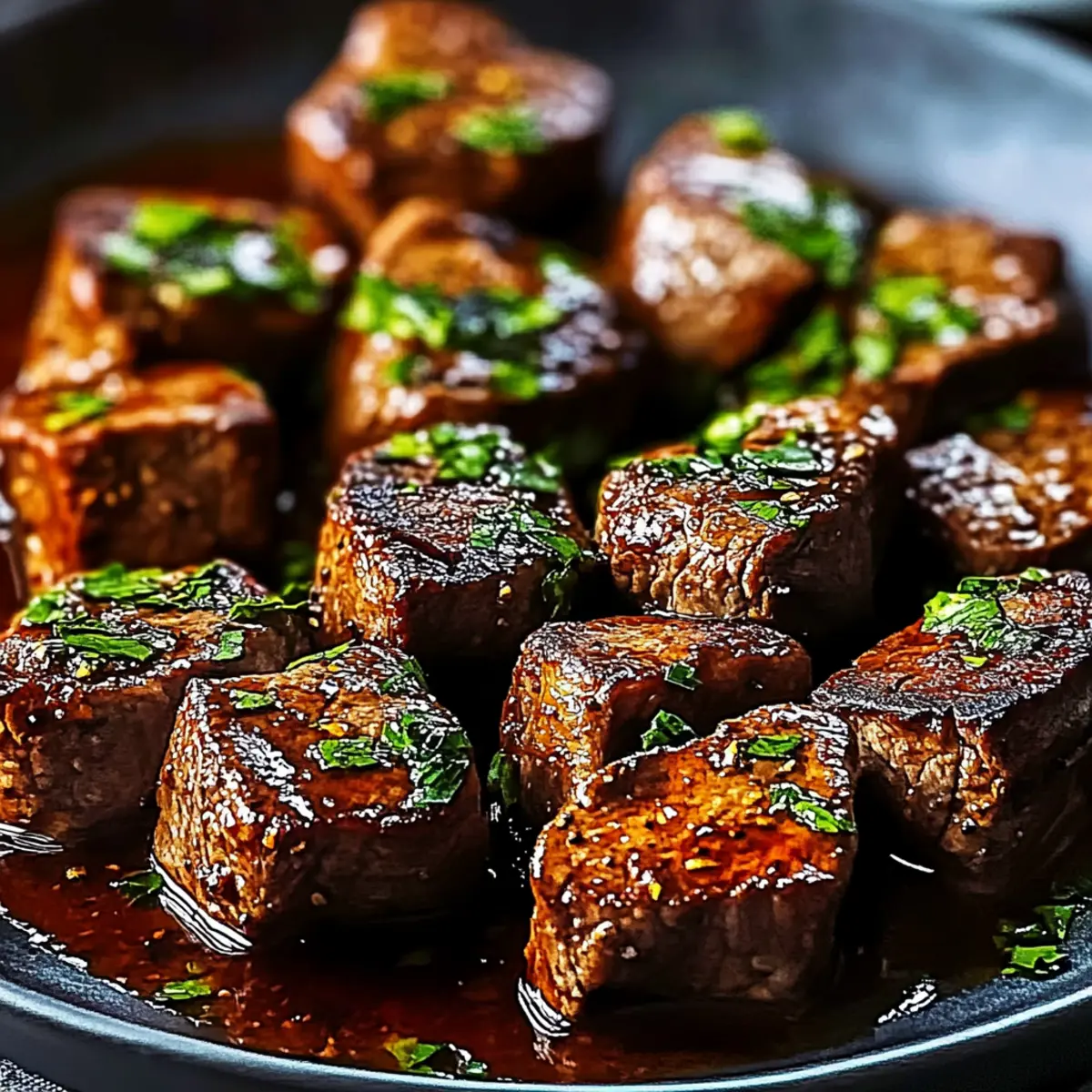 Garlic-Butter Steak Bites