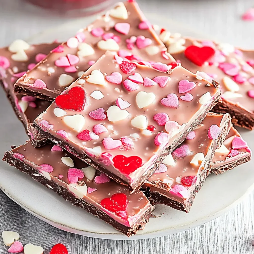 Valentine's Day Chocolate Bark