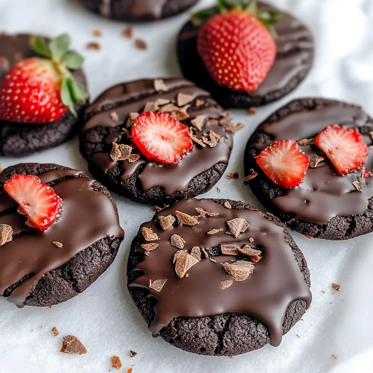 Chocolate Covered Strawberry Cookies