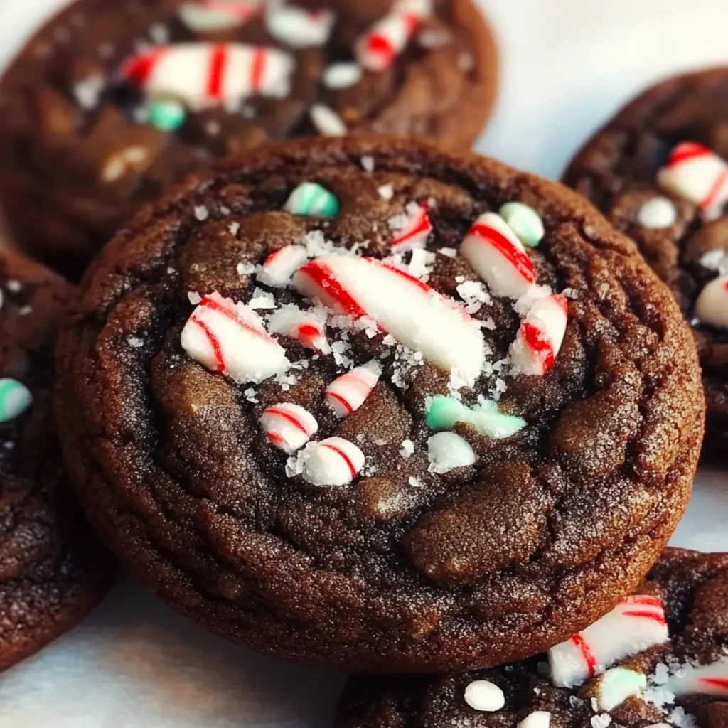 Peppermint Mocha Cookies
