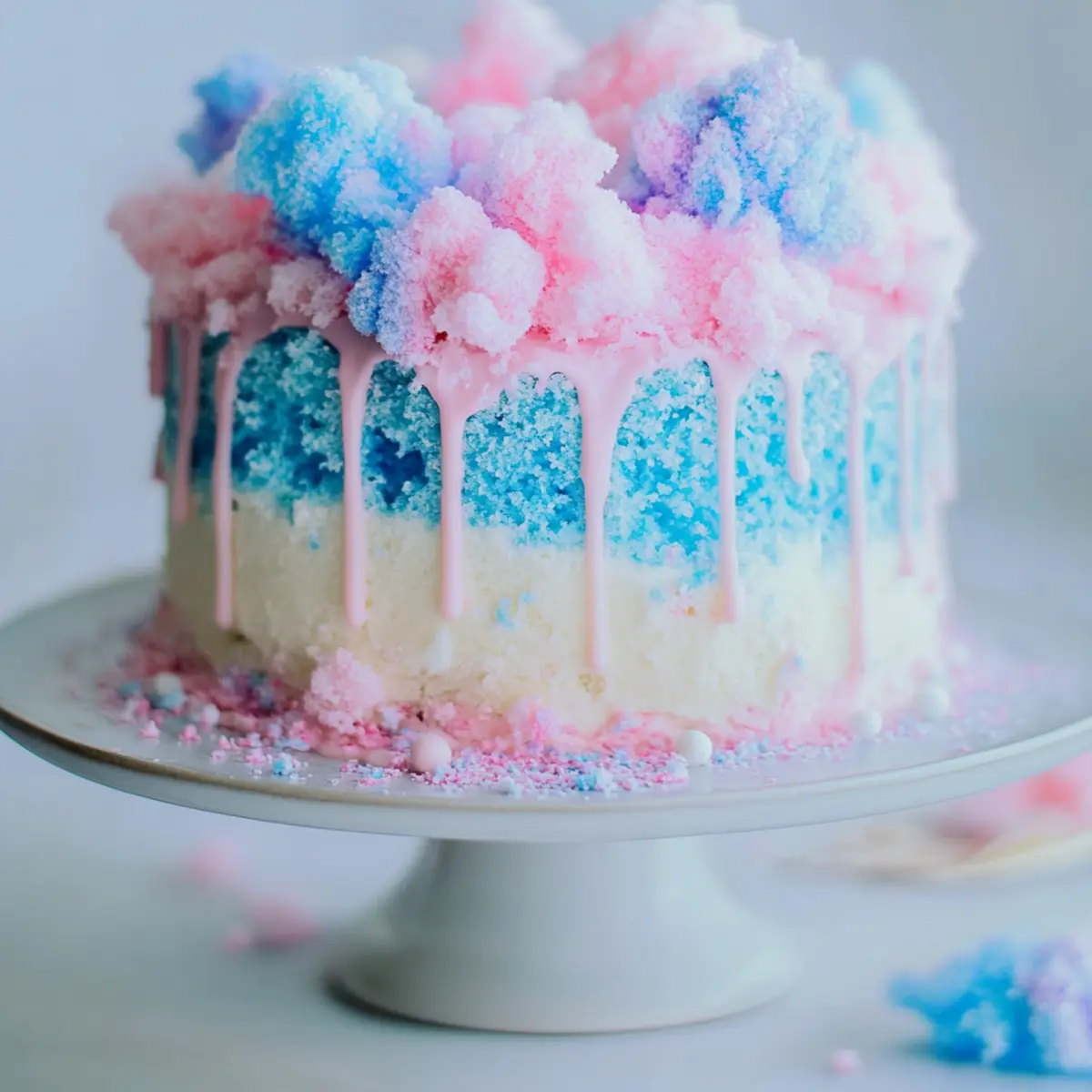 Cotton Candy Cake