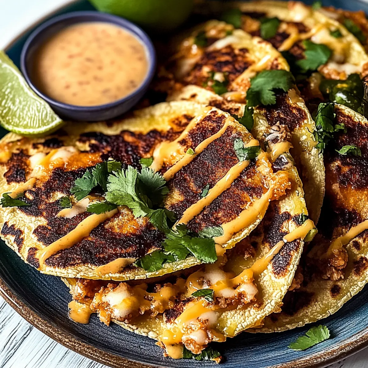 Burnt Cheese Tacos