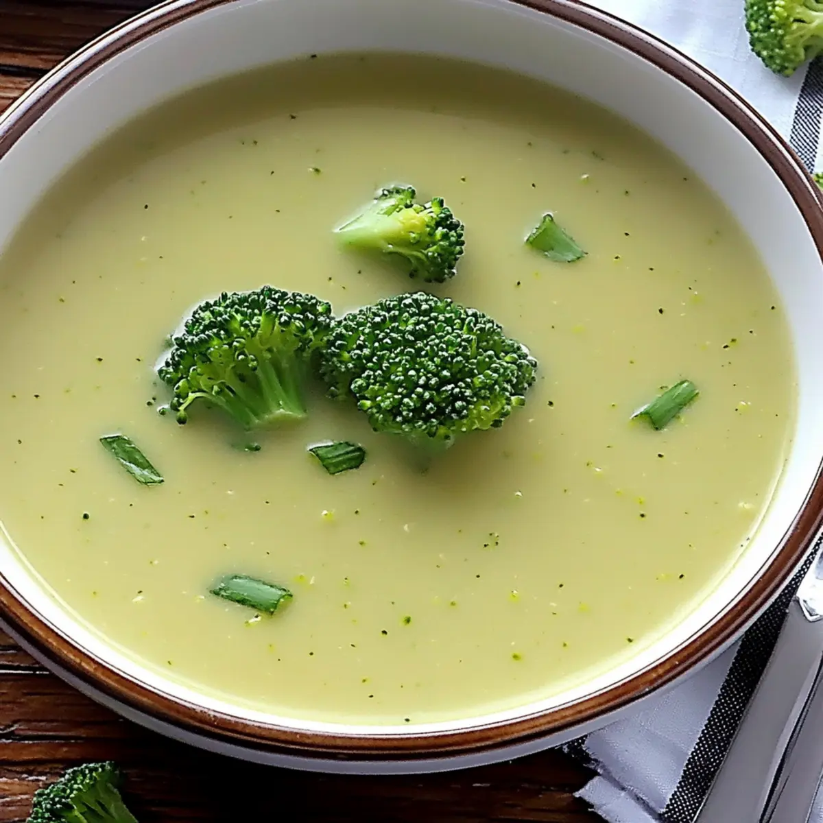 Slow Cooker Cream of Broccoli Soup