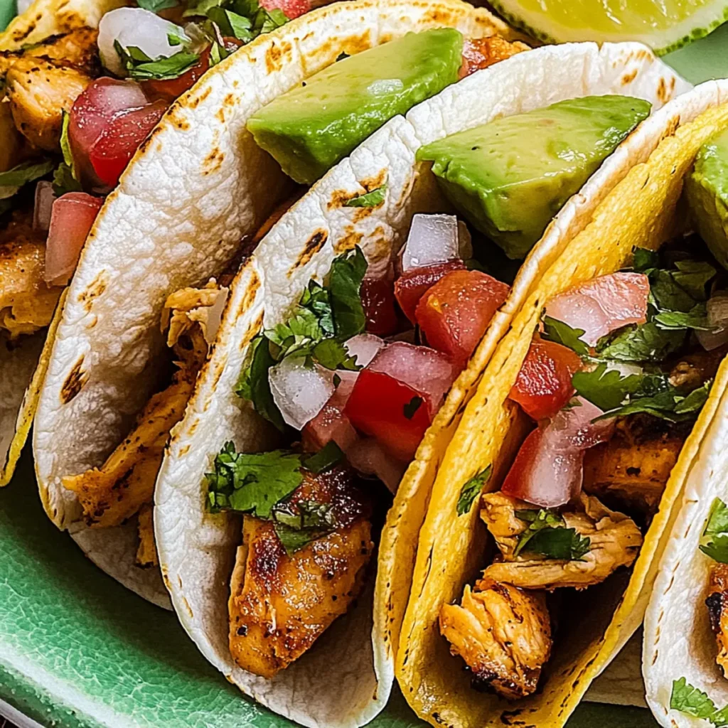 SUPER BOWL Chicken Tacos