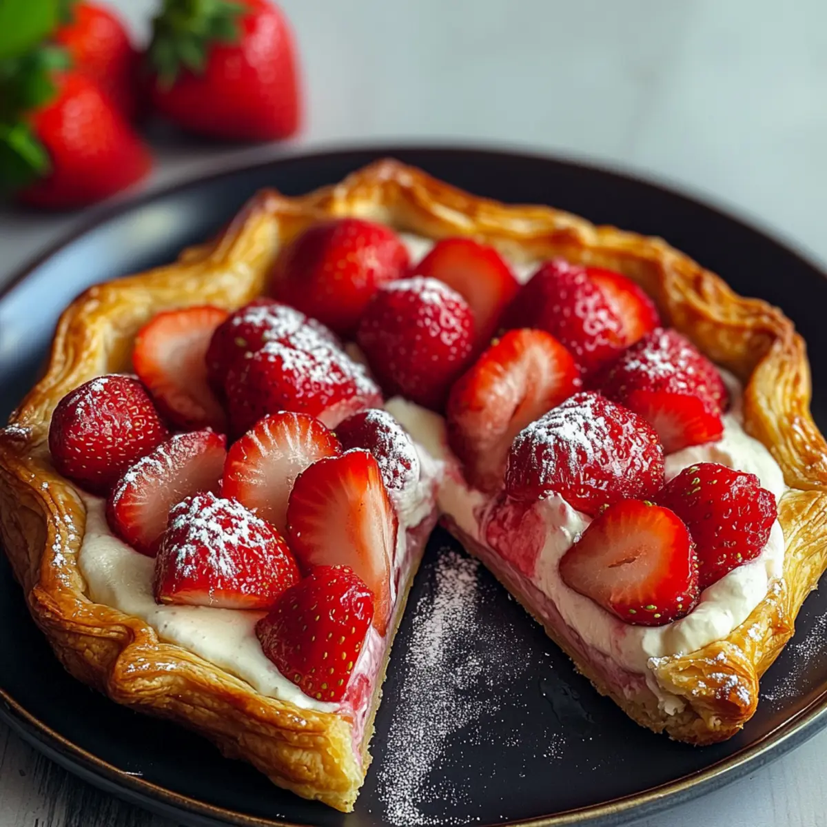 Strawberry Mascarpone Galette