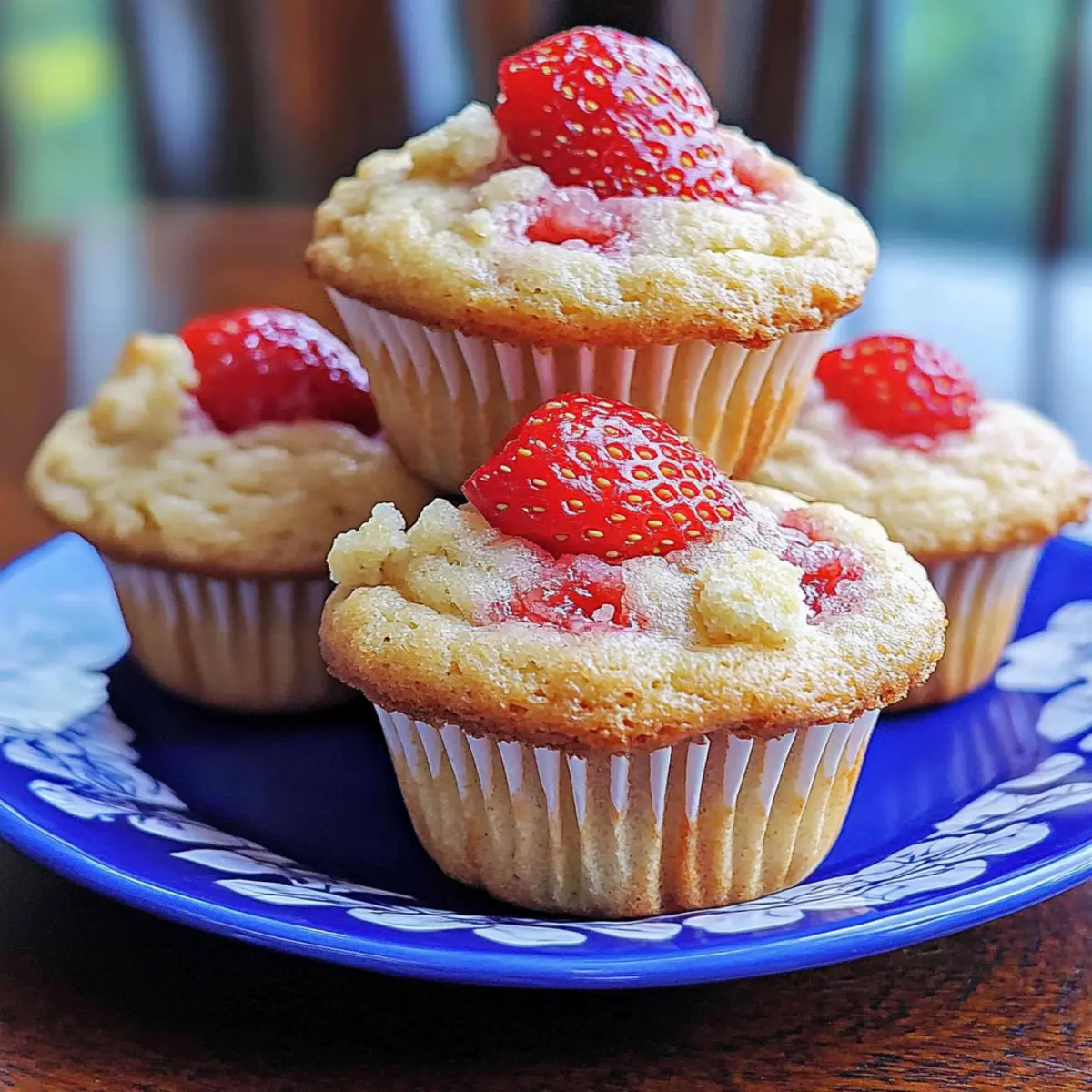 Strawberry Shortcake Muffins