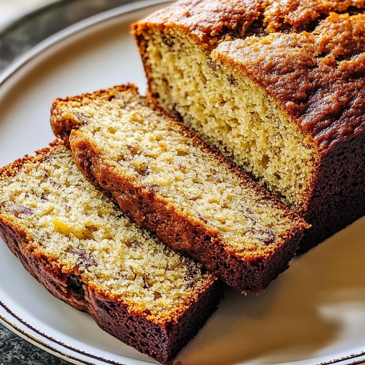 Grandma's Homemade Banana Bread