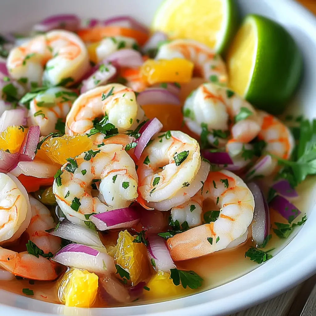 Shrimp Ceviche with Oranges