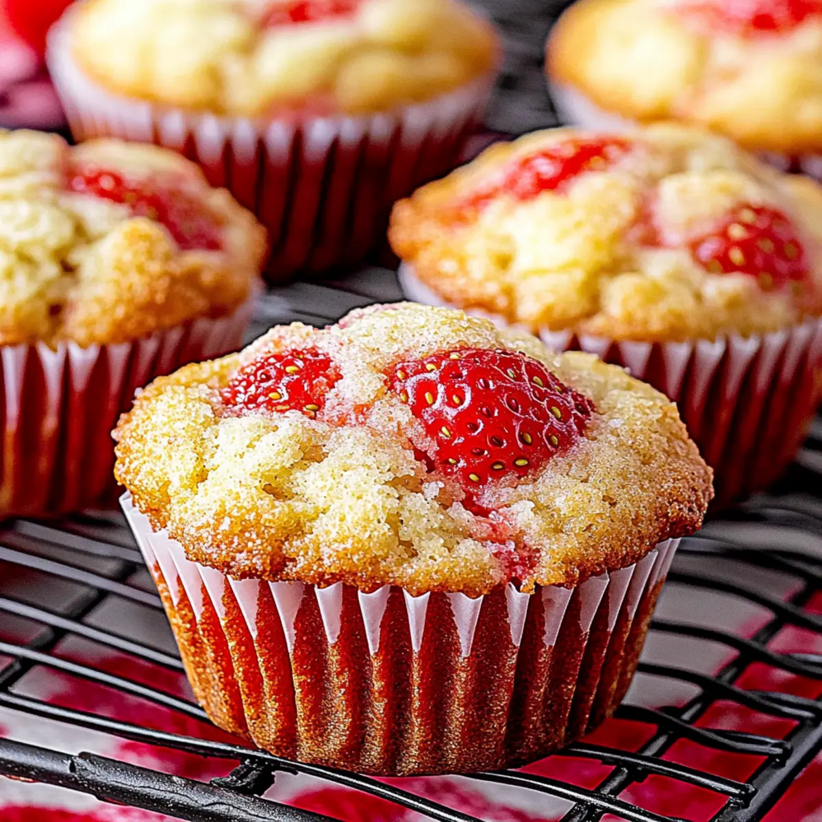 Homemade Strawberry Muffins