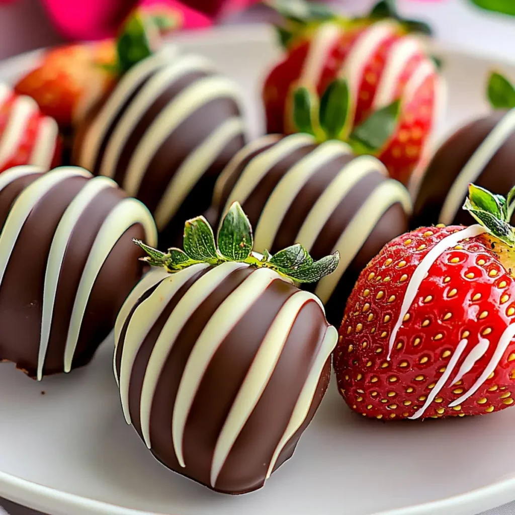 Valentine's Day Chocolate Covered Strawberries