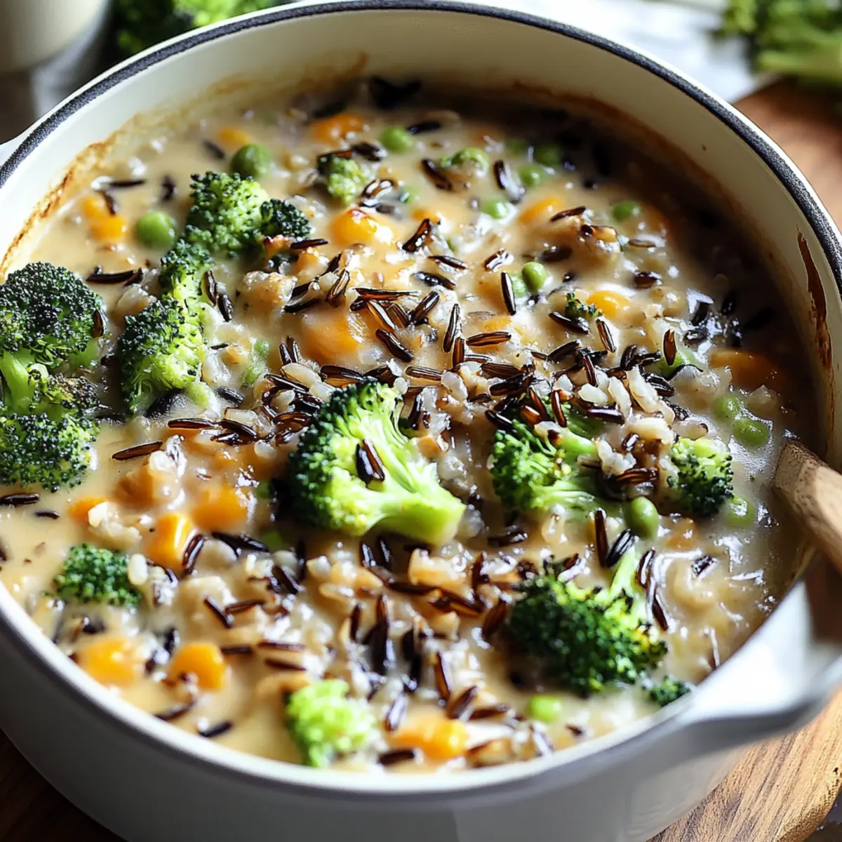 Broccoli Wild Rice Casserole Soup