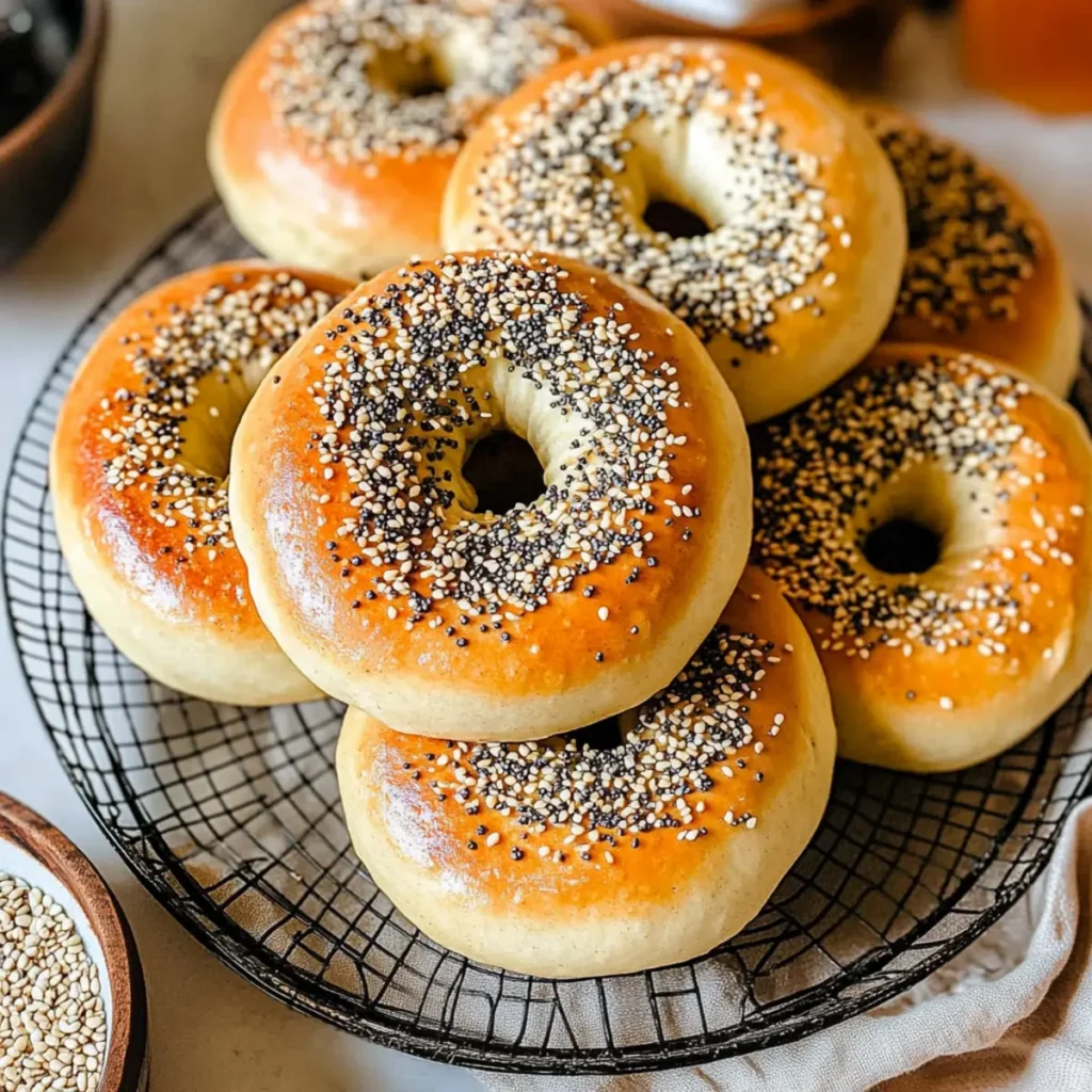 Easy High Protein Bagels (Only 5 Ingredients)