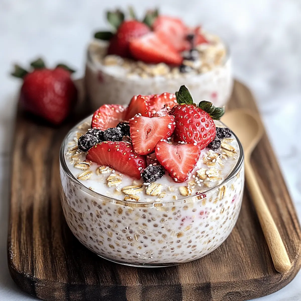 Strawberry Overnight Oats