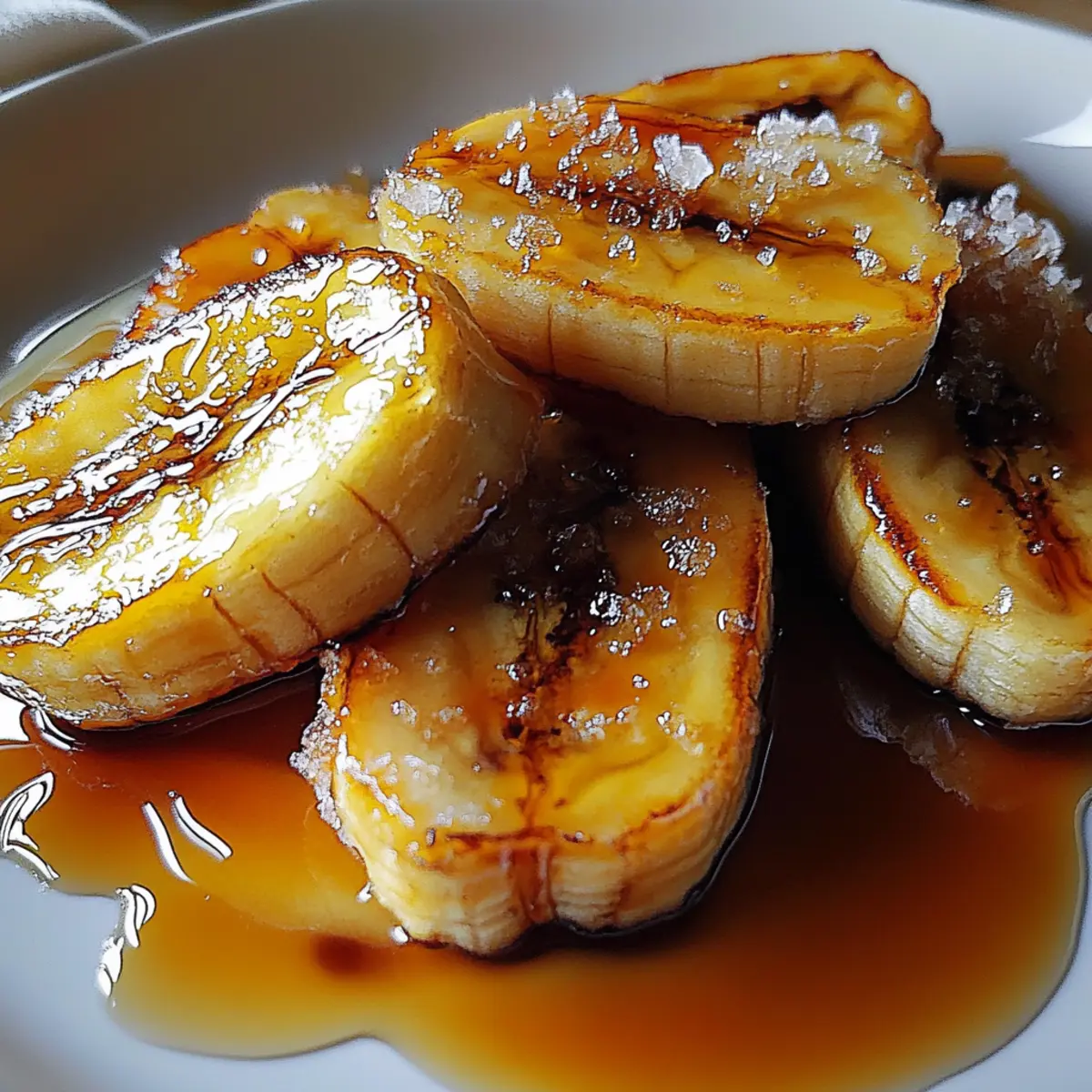 Pan-Fried Bananas with Salted Maple Caramel