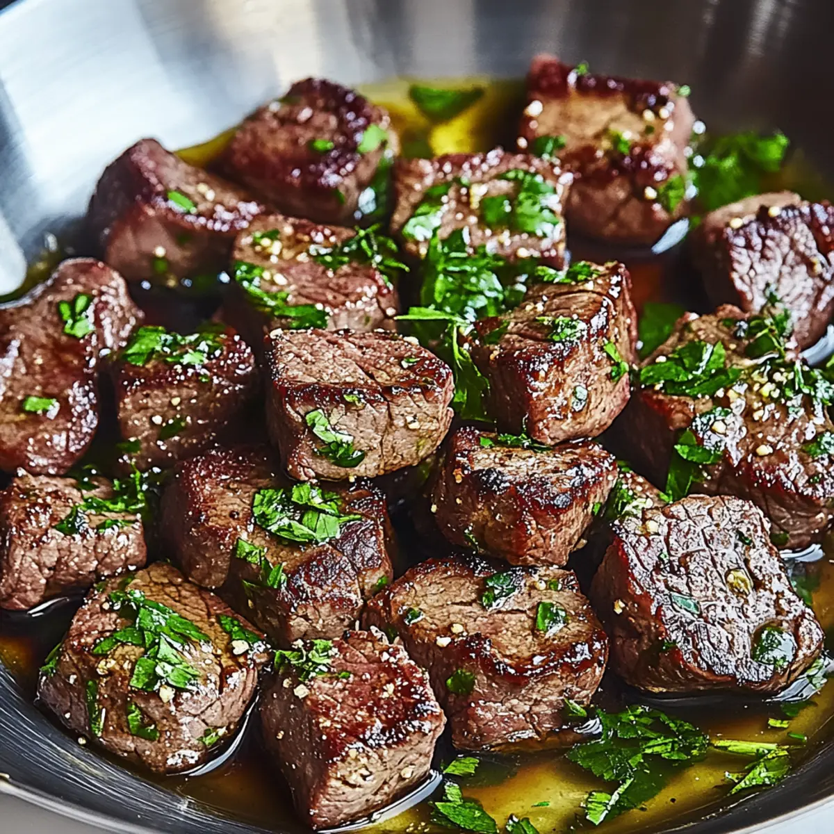 Garlic Butter Steak Bites
