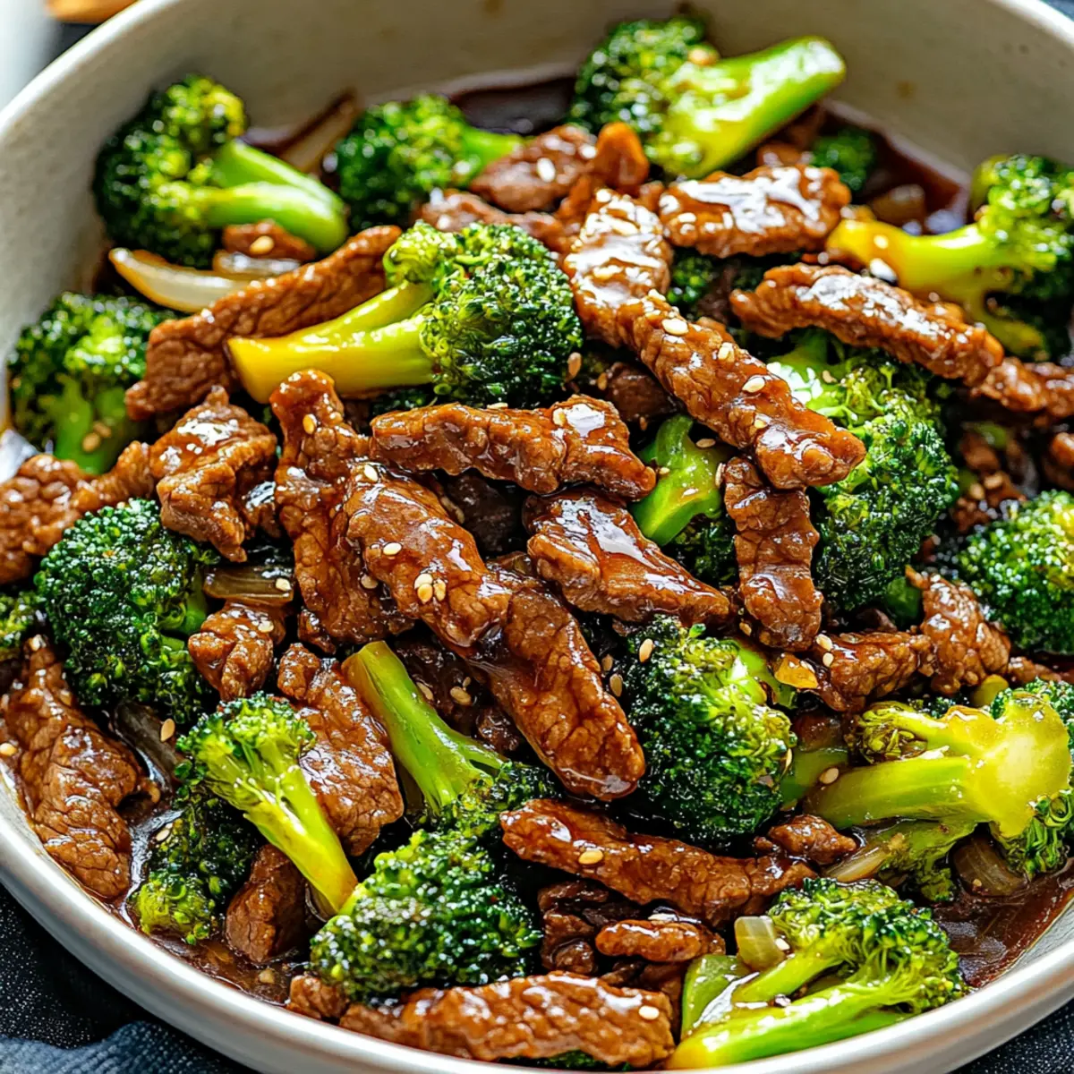 Quick 15 Minute Beef and Broccoli Stir Fry