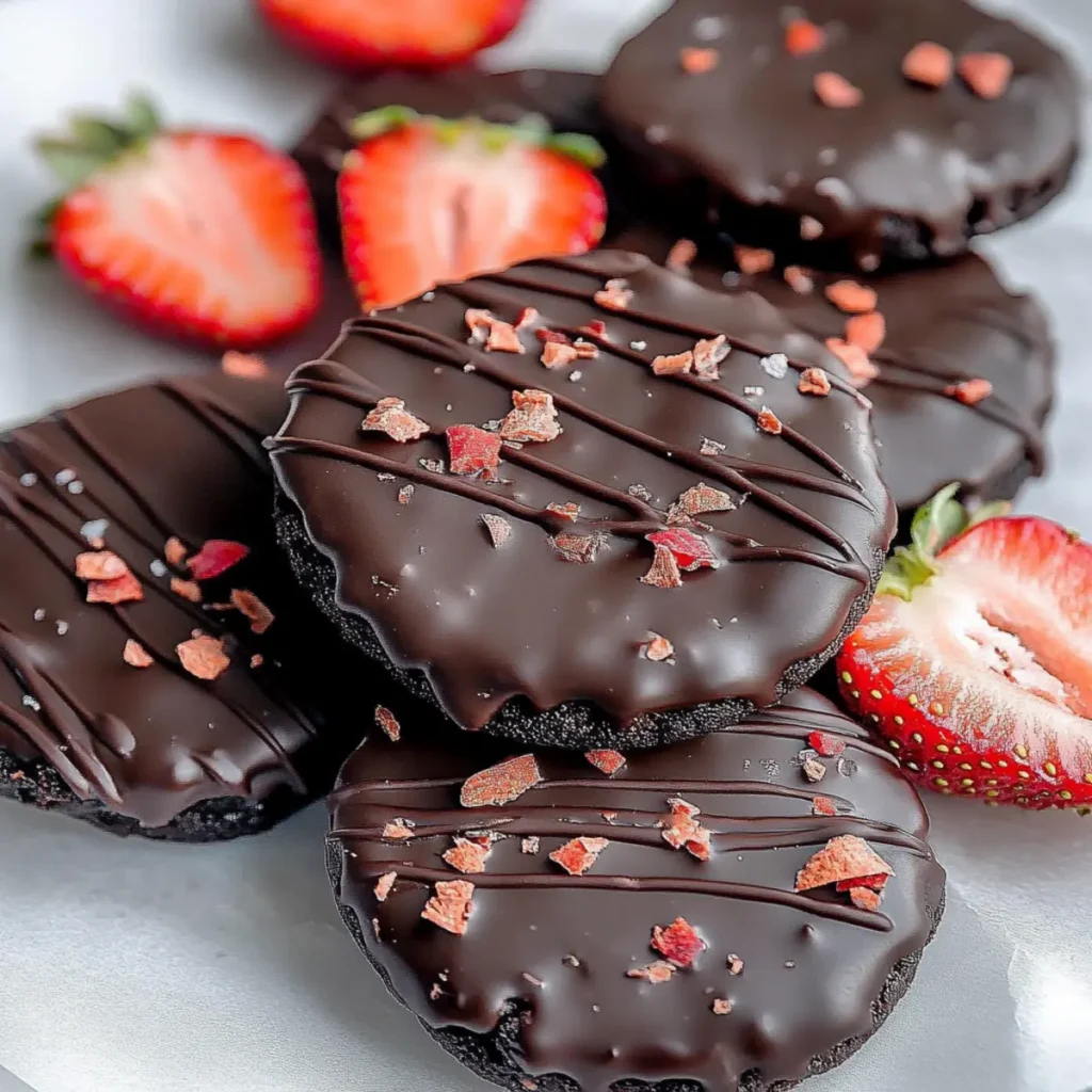 Chocolate Covered Strawberry Cookies