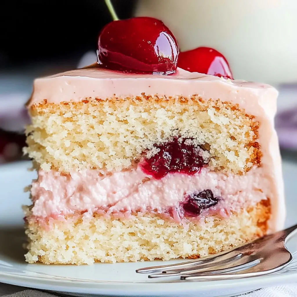 Cherry Sour Cream Cake