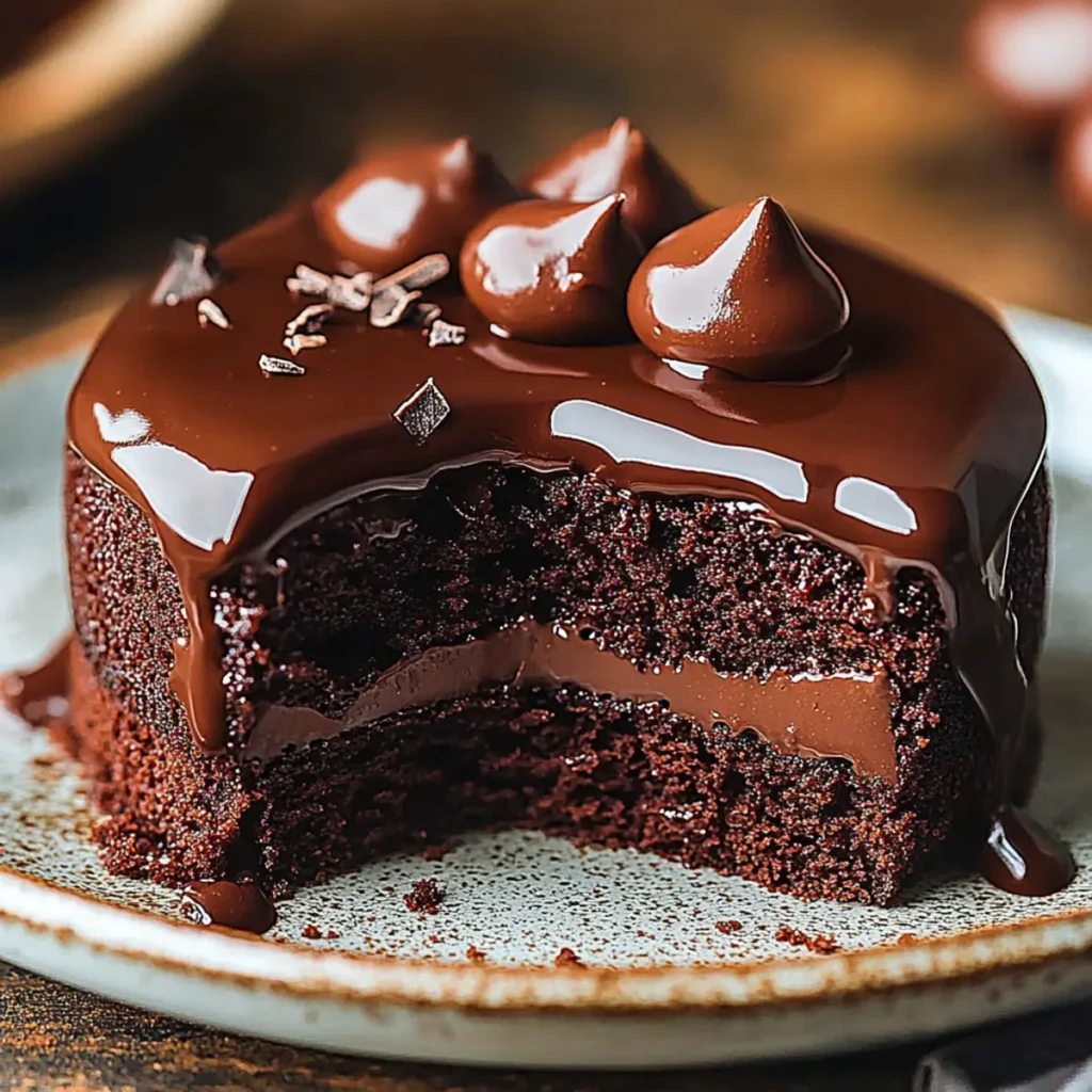 VALENTINE’S DAY Chocolate Ganache Cake