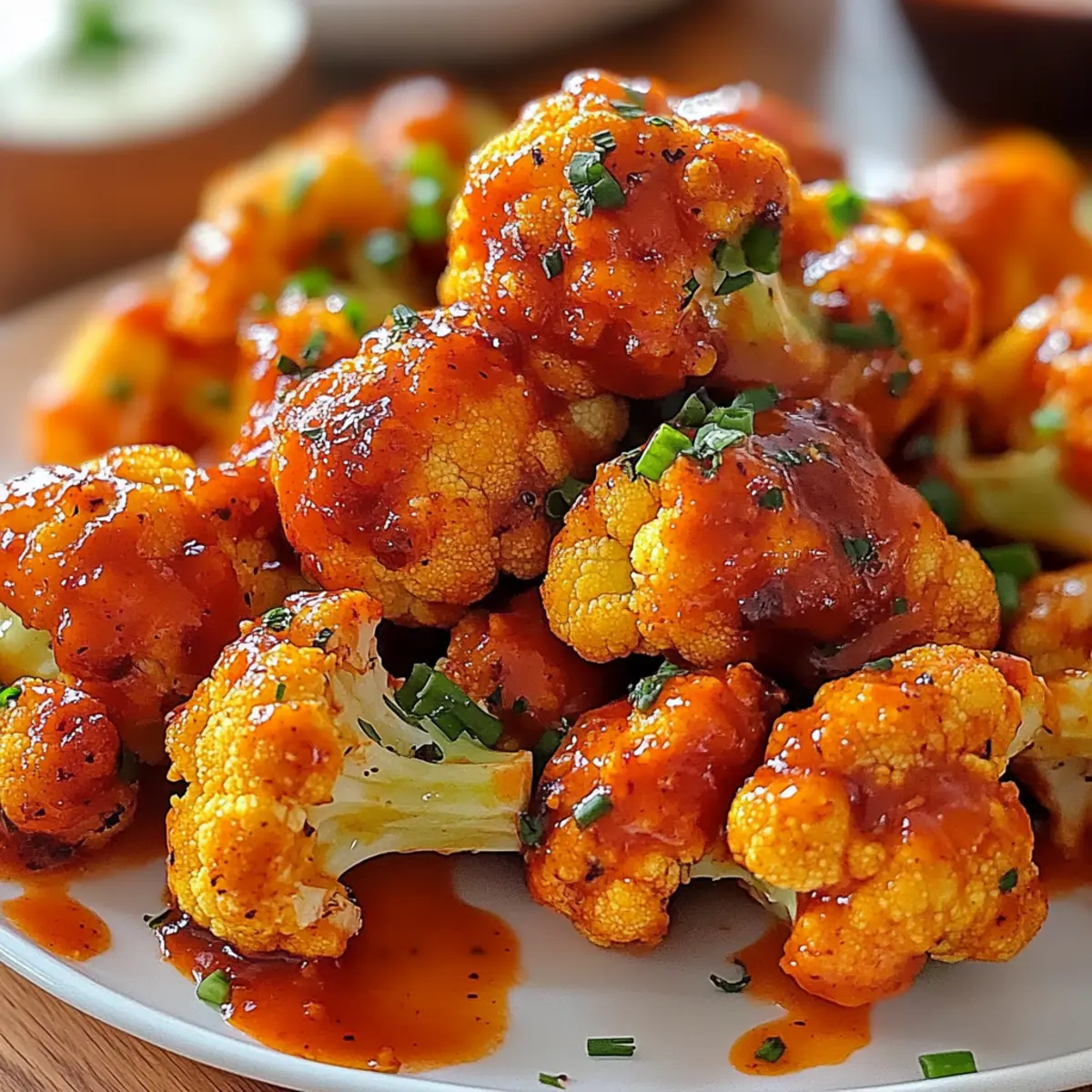 Buffalo Cauliflower Super Bowl Party Wings