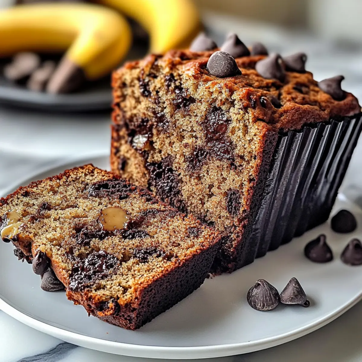 Cast-Iron Chocolate Chip Banana Bread
