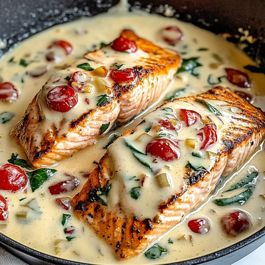 Creamy Tuscan Salmon