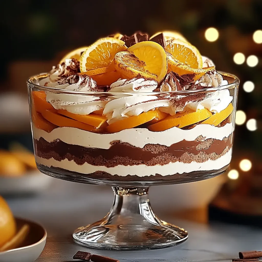 Chocolate Orange Tiramisu Trifle